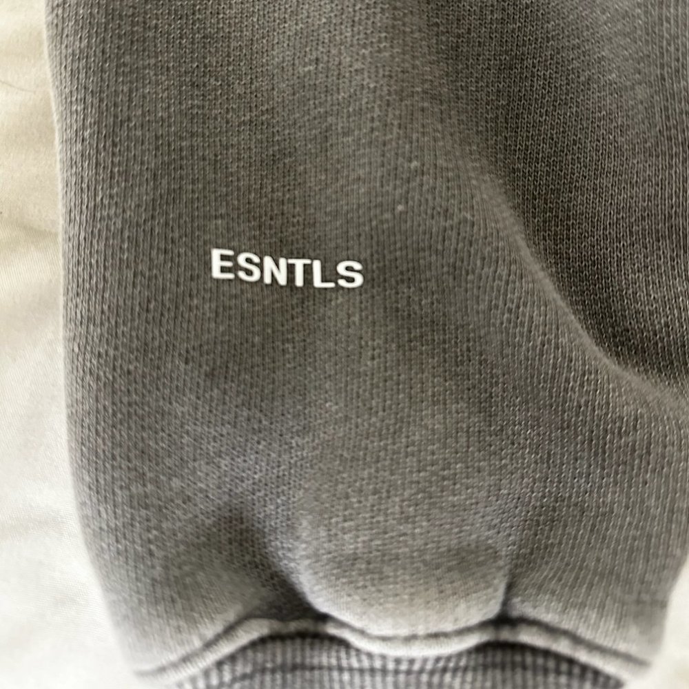 Grey Heavy Weight Cotton ESNTLS Oversized Hoodie and Sweatpants